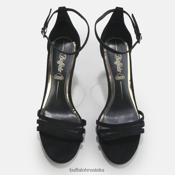 crno Buffalo melissa 2 veganska sandala s petom |sandale TDD6T216